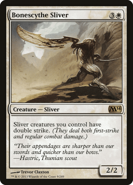 Bonescythe Sliver (9) — Magic 2014