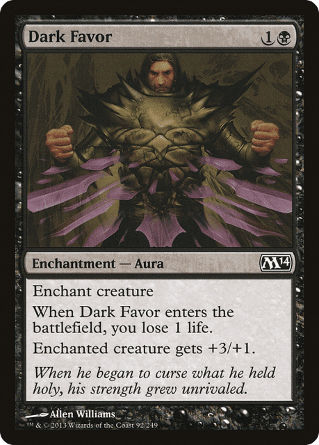 Dark Favor (92) — Magic 2014