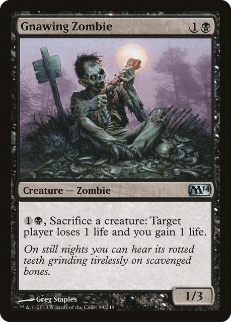 Gnawing Zombie (99) — Magic 2014