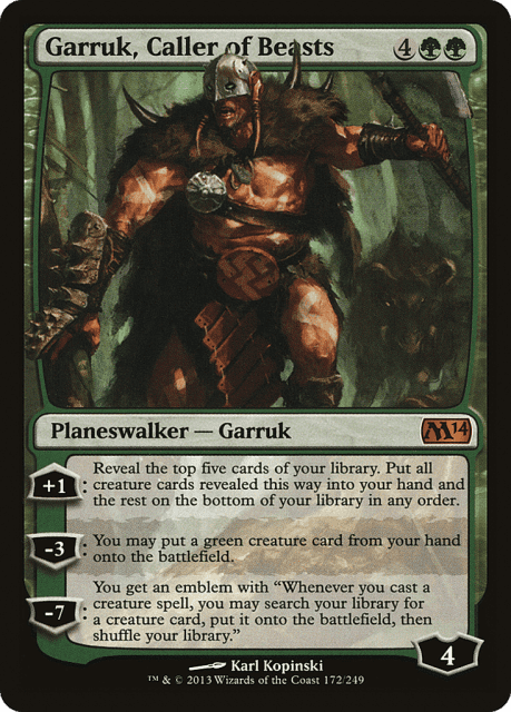 Garruk, Caller of Beasts (172) — Magic 2014