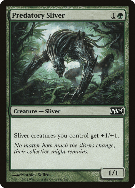 Predatory Sliver (189) — Magic 2014