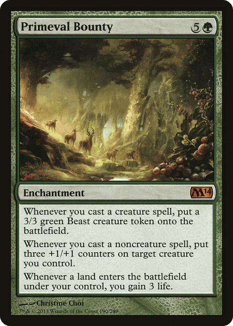 Primeval Bounty (190) — Magic 2014