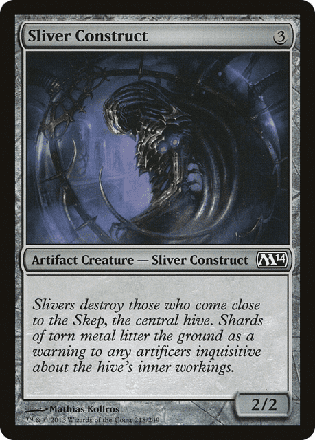 Sliver Construct (218) — Magic 2014