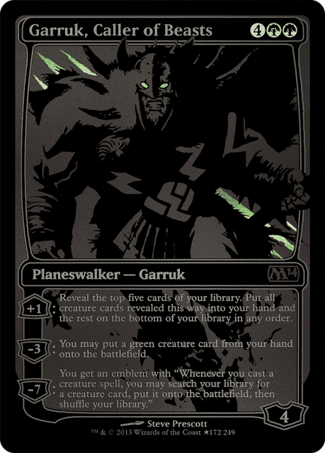 Garruk, Caller of Beasts (172★) — San Diego Comic-Con 2013