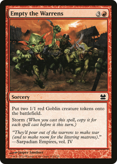 Empty the Warrens (112) — Modern Masters