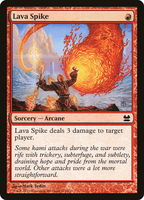 Lava Spike (121) — Modern Masters