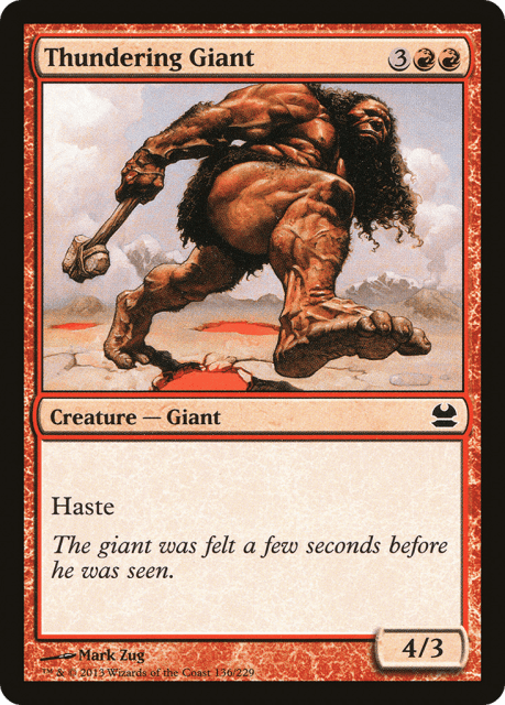 Thundering Giant (136) — Modern Masters