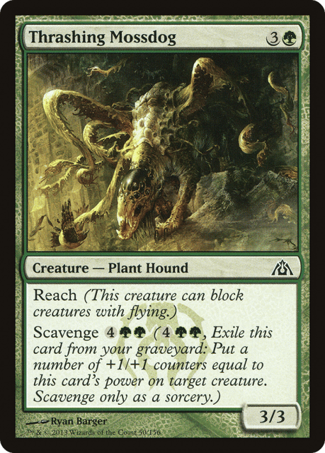 Thrashing Mossdog (50) — Dragon's Maze