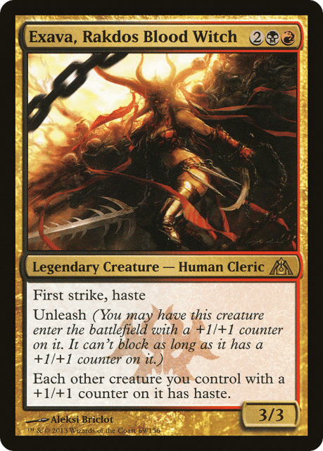 Exava, Rakdos Blood Witch (69) — Dragon's Maze