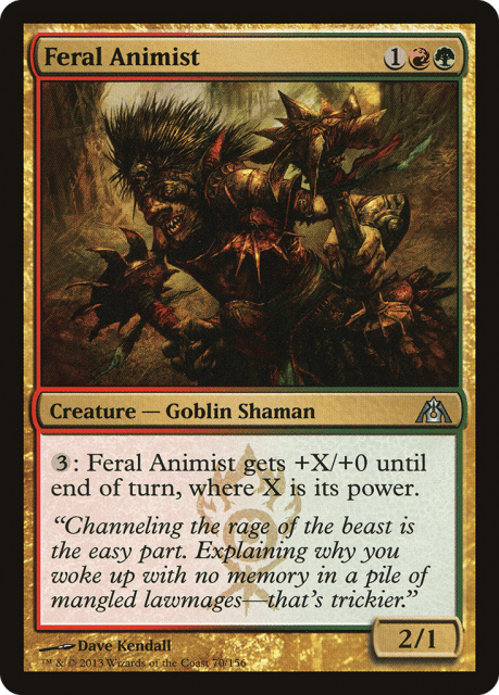 Feral Animist (70) — Dragon's Maze