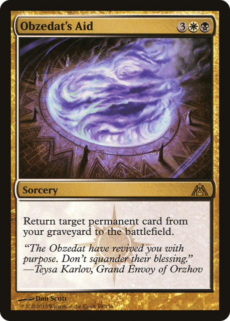 Obzedat's Aid (89) — Dragon's Maze