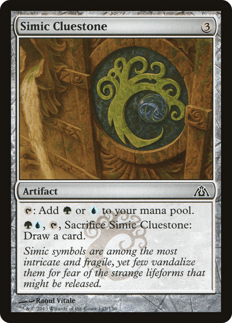 Simic Cluestone (145) — Dragon's Maze