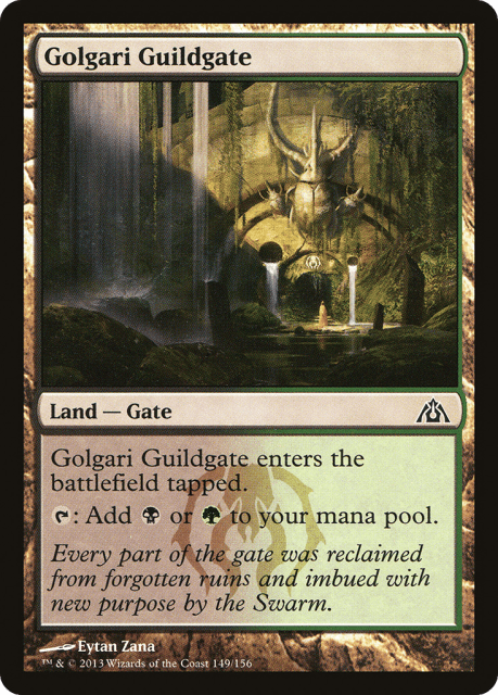 Golgari Guildgate (149) — Dragon's Maze
