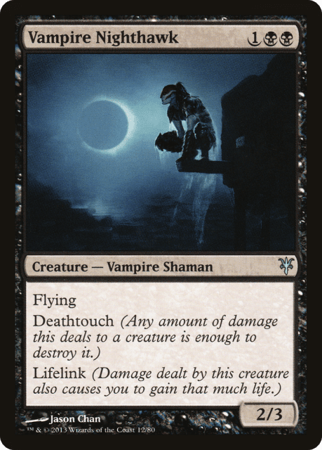 Vampire Nighthawk (12) — Duel Decks: Sorin vs. Tibalt