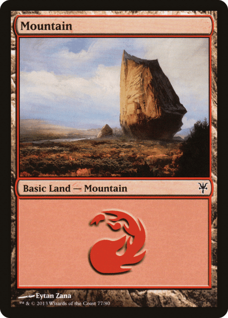 Mountain (77) — Duel Decks: Sorin vs. Tibalt