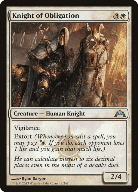 Knight of Obligation (18) — Gatecrash
