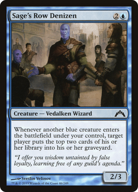 Sage's Row Denizen (46) — Gatecrash