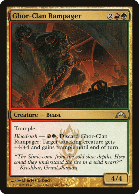 Ghor-Clan Rampager (167) — Gatecrash