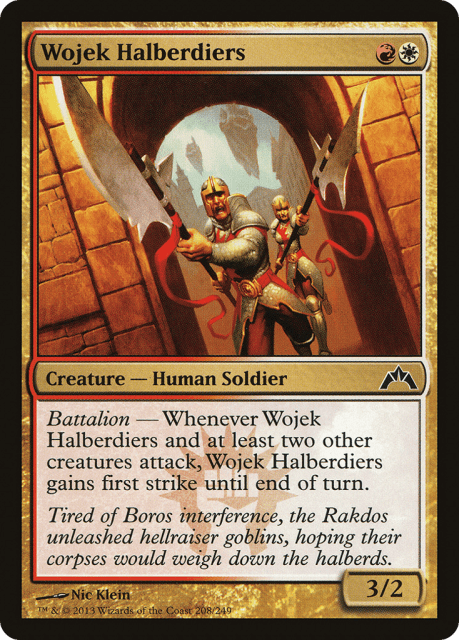 Wojek Halberdiers (208) — Gatecrash