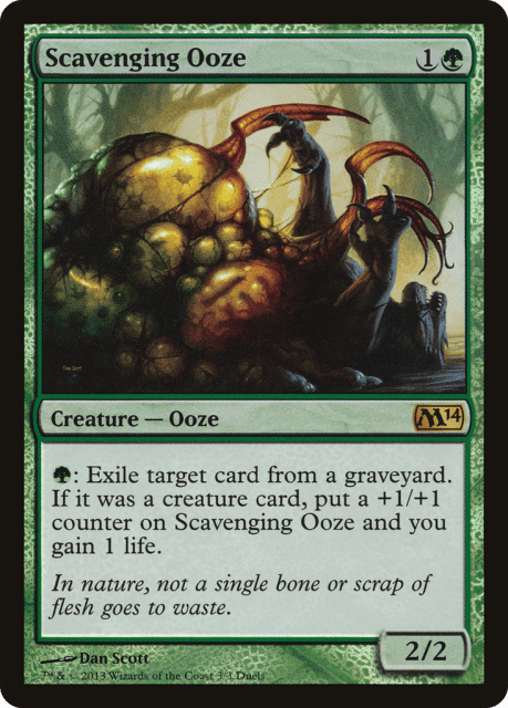 Scavenging Ooze (3) — Duels of the Planeswalkers 2014 Promos