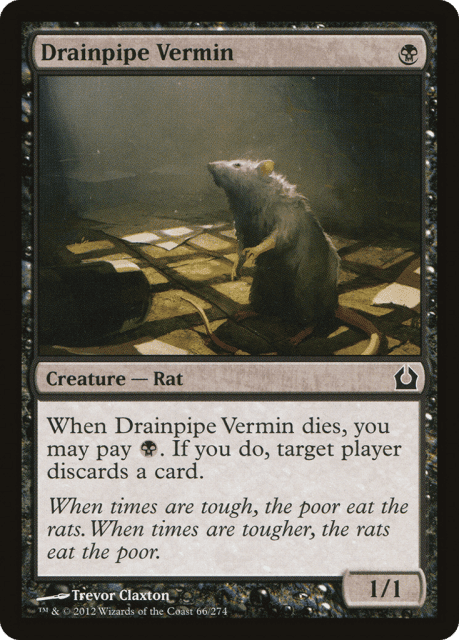 Drainpipe Vermin (66) — Return to Ravnica