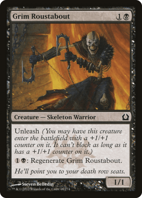 Grim Roustabout (68) — Return to Ravnica