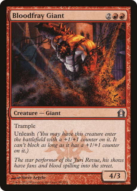 Bloodfray Giant (89) — Return to Ravnica