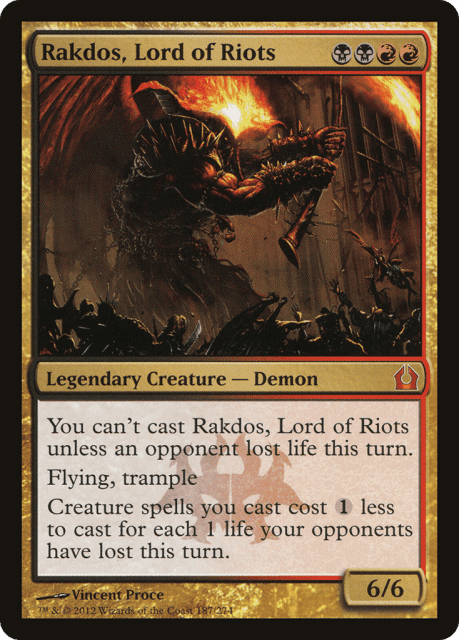 Rakdos, Lord of Riots (187) — Return to Ravnica
