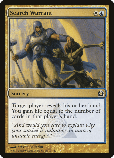 Search Warrant (193) — Return to Ravnica