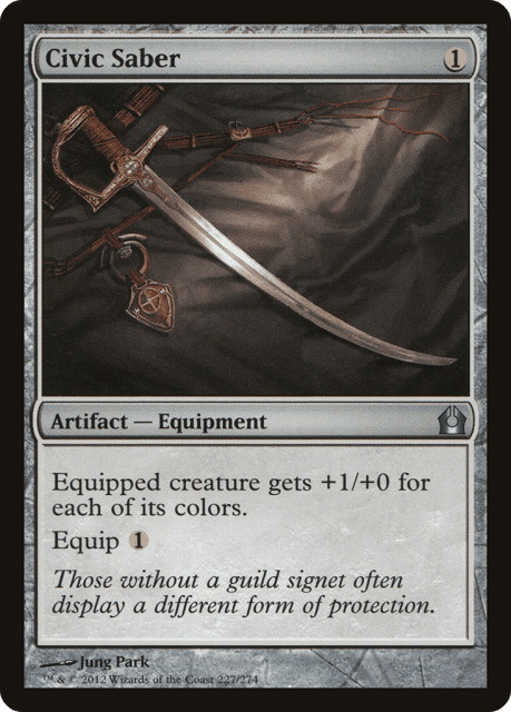 Civic Saber (227) — Return to Ravnica