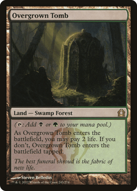 Overgrown Tomb (243) — Return to Ravnica