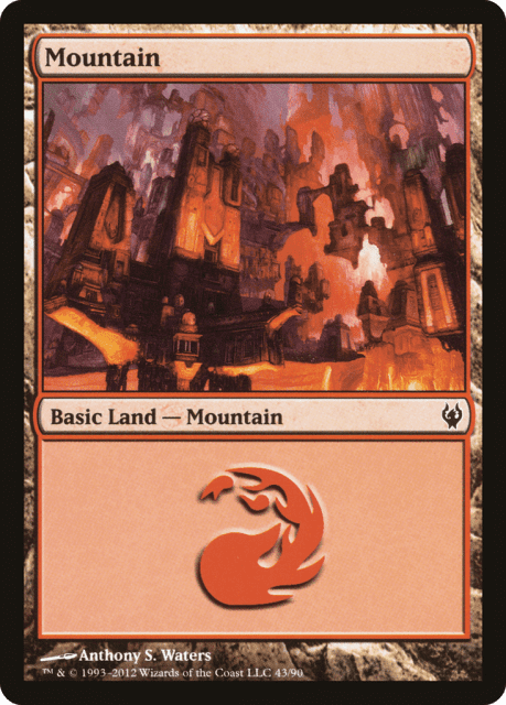 Mountain (43) — Duel Decks: Izzet vs. Golgari