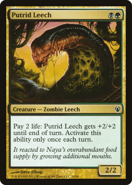 Putrid Leech (53) — Duel Decks: Izzet vs. Golgari