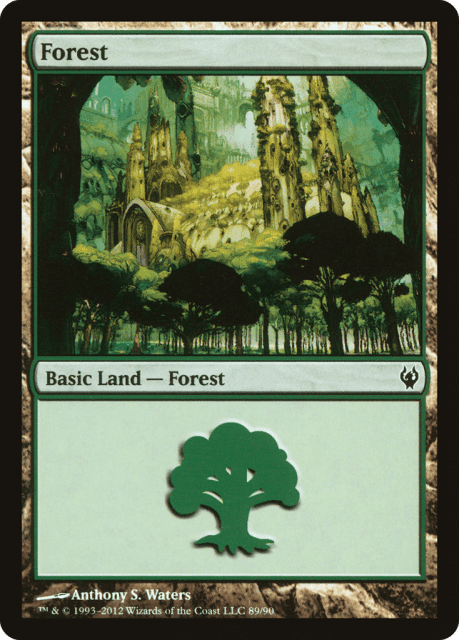 Forest (89) — Duel Decks: Izzet vs. Golgari