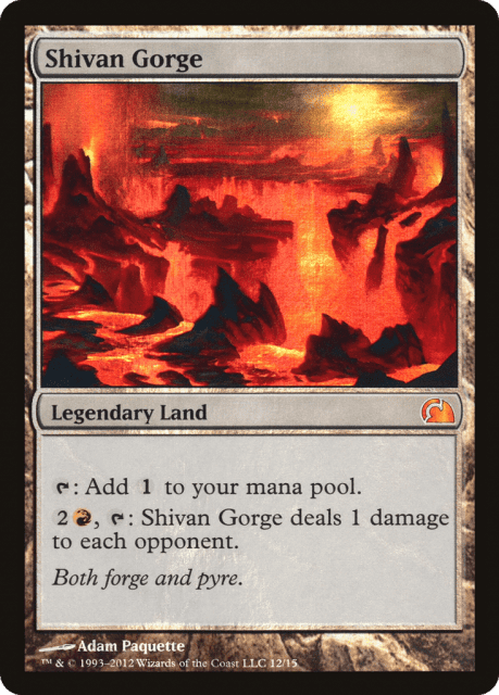 Shivan Gorge (12) — From the Vault: Realms