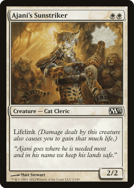 Ajani's Sunstriker (2) — Magic 2013