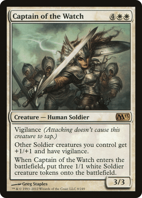 Captain of the Watch (8) — Magic 2013