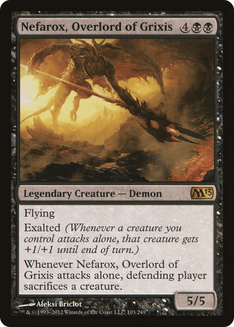 Nefarox, Overlord of Grixis (103) — Magic 2013