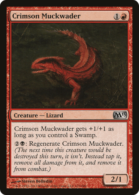 Crimson Muckwader (127) — Magic 2013