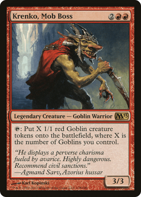 Krenko, Mob Boss (138) — Magic 2013