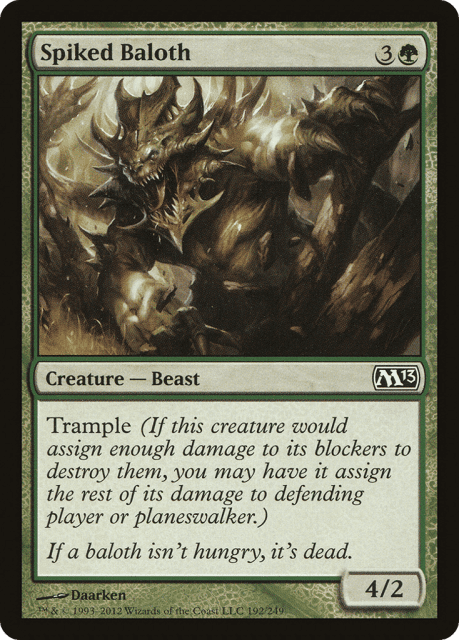 Spiked Baloth (192) — Magic 2013