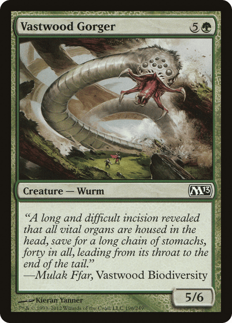 Vastwood Gorger (196) — Magic 2013