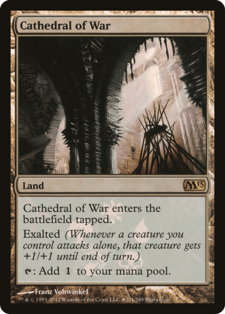 Cathedral of War (221★) — Magic 2013 Promos