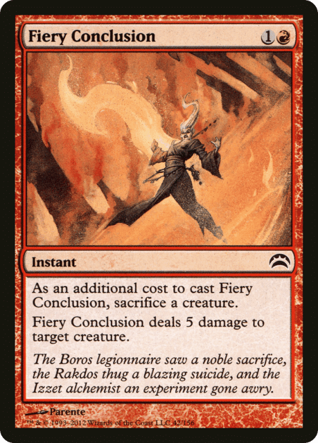 Fiery Conclusion (42) — Planechase 2012