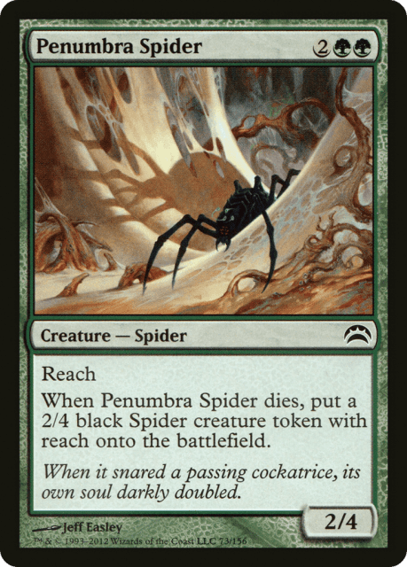 Penumbra Spider (73) — Planechase 2012