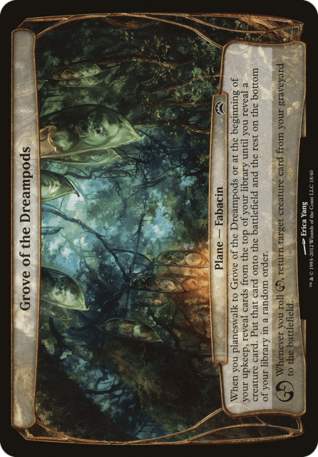Grove of the Dreampods (18) — Planechase 2012 Planes