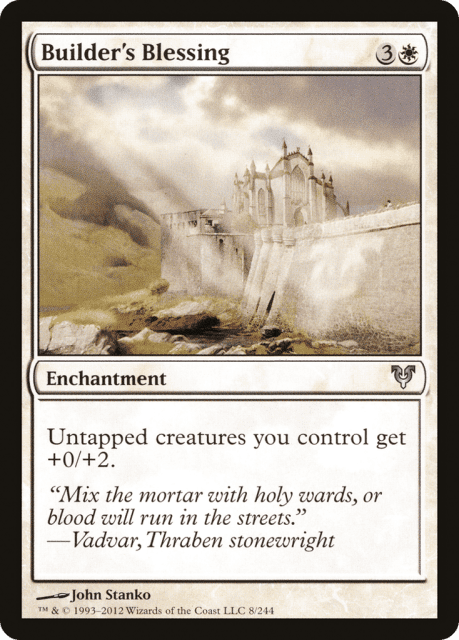 Builder's Blessing (8) — Avacyn Restored