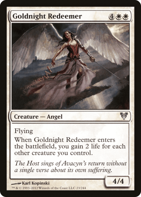 Goldnight Redeemer (23) — Avacyn Restored