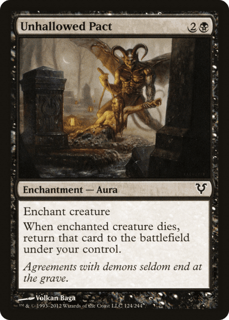 Unhallowed Pact (124) — Avacyn Restored