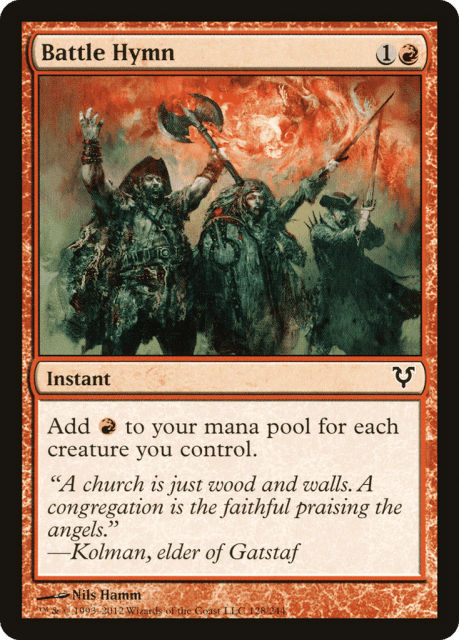 Battle Hymn (128) — Avacyn Restored